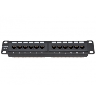 Cabeus PL-12-Cat.5e 10"-Dual IDC Патч-панель 10", установочный размер 236 мм
