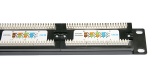 Cabeus PL-24-Cat.5e-Dual IDC Патч-панель 19" (1U), 24 портов RJ-45, категория 5e