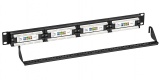 Cabeus PL-24-Cat.5e-Dual IDC Патч-панель 19" (1U), 24 портов RJ-45, категория 5e