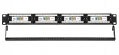 Cabeus PL-24-Cat.5e-Dual IDC Патч-панель 19" (1U), 24 портов RJ-45, категория 5e